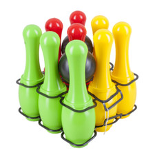 Bowling Set 9 Kegeln 2 Kugel für Kinder Kegelspiel Kugeln Kinderbowling Spiel  