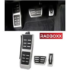 ✅Sport Edelstahl Pedale Pedalkappen für Audi A6 4G C7 S-Line Automatik S6 RS6