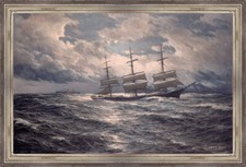 Abendstimmung auf See