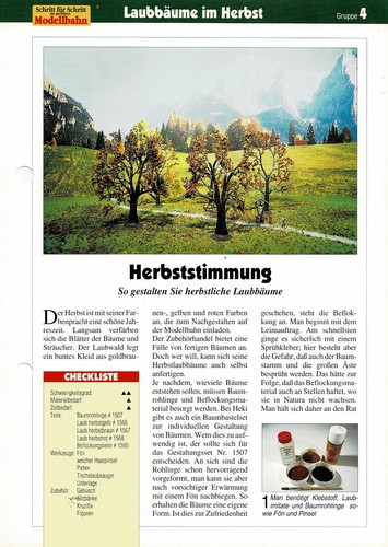 Gestaltung von herbstlichen