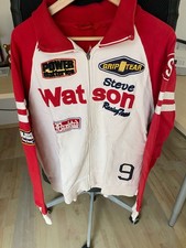 Motorsport Jacke viele Aufnäher Steve Watson Racing Team Daredevil Signum XL 