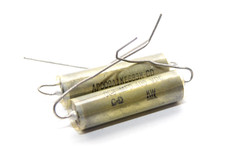 2x MIL spec Cornell Dubilier Ölpapier-Kondensator Serie AP009A, 0.068 µF / 400 V