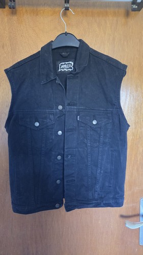 Kutte weste schwarz jeans - kutte,
