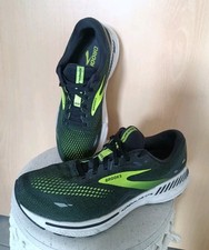 Brooks Adrenaline GTS 23 Laufschuhe Gr. 42,5 Schwarz Neon Grün Herren Sportschuh