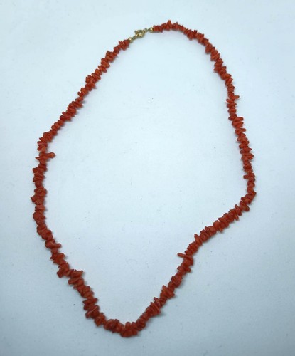 Rote korallenkette vintage - rote,
