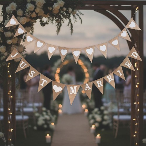 Wimpelkette hochzeit girlande - hochzeit,