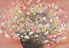 Kunst- Doppelkarte : Heide