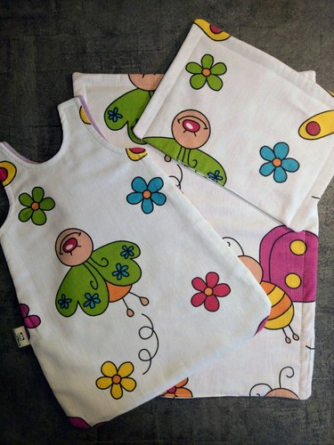 3tlg puppenbettwäsche - ❤, 3tlg.puppenbettwäsche
