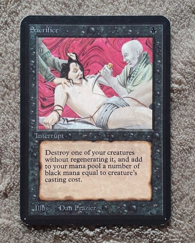 Alpha sacrifice magic the - alpha,