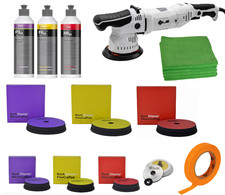 Liquid Elements T3200 Polier Set groß - Polituren, Pads in 75mm und 125mm uvm.