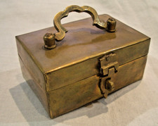 Messingdose Schatulle