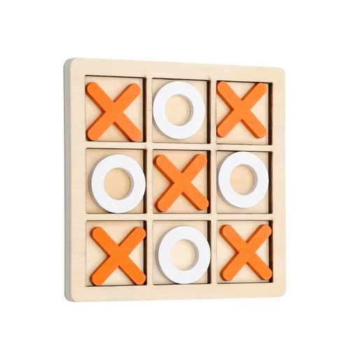 Holzbrett tic toe spiel xo - tic-,