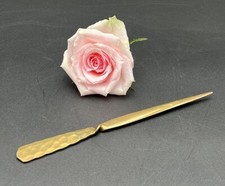 alter Brieföffner Messing