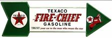 TEXACO Fire Chief US Schild Pfeil - ca. 70 x 20 cm