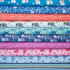 Bunte Tierwelt 100 % Baumwolle Hemmers Itex Patchwork Stoffe Kinderstoffe