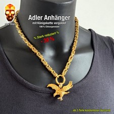 1 Adler 18 kt vergoldet