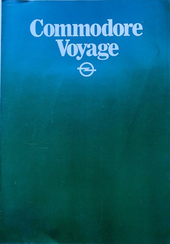 Opel commodore voyage prospekt - commodore,