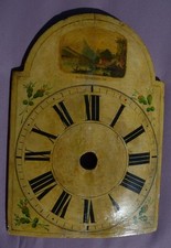 Schwarzwälder Lackschild Schilderuhren- Vierwaldstätter See -Ziffernblatt-27cm H