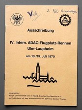 Ausschreibung Flugplatz Rennen