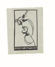 Scherenschnitt-Karikatur -