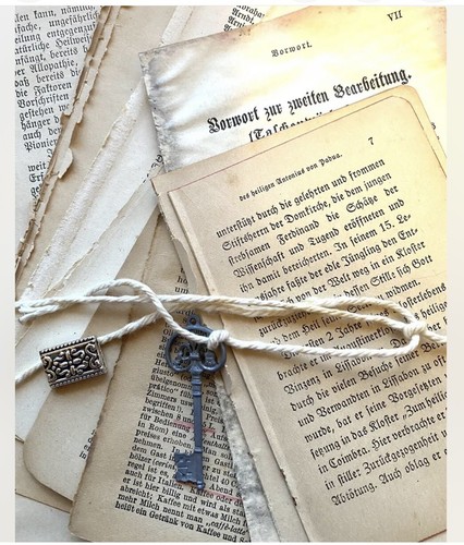 Alte vintage buchseiten - vintage,