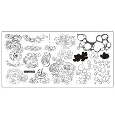 Tropfen Stamping Schablone