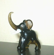 Glas Kunst Elefant Glaselefant