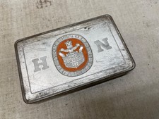 WEHRMACHT TROPEN PACKUNG HAUS NEUERBURG ZIGARETTEN POCKET LITTER ORIGINAL SILBER