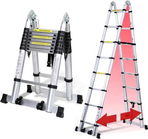 Teleskopleiter aluminium - teleskopleiter, 5m