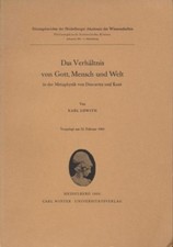 Das Verhältnis von Gott