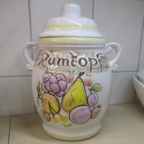 Rumtopf keramik motiv - rumtopf,, keramik,