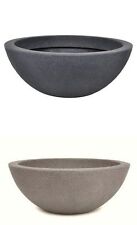 Pflanzschale Pflanzkübel Kunststoff anthrazit / taupe   rund /oval 