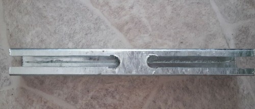 Pfostenadapter doppelstabzaun - pfostenadapter,