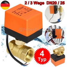 2-3 Wege Ventil Zonenventil Elektrisch Kugelventil 1" 3/4" Motorkugelhahn 230V