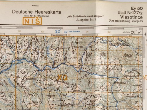 Deutsche heereskarte 1943 - deutsche,