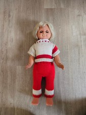 Original DDR Puppe, Sonni, 50 cm, Schlafaugen blau, mit Batterie, läuft, toll