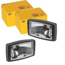 2x HELLA HALOGEN SCHEINWERFER