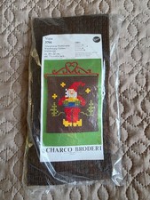 Vintage Dänisches Kreuzstich Set "Vepa 3795" von Scharco Broderi - Wichtel Wandbehang