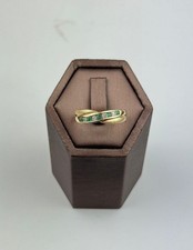 Smaragd und Diamant Ring 9 kt