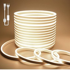 BAGZY Neon LED Streifen 50M Aussenbereich, Neon Wasserdicht Strip 230V Outdoor