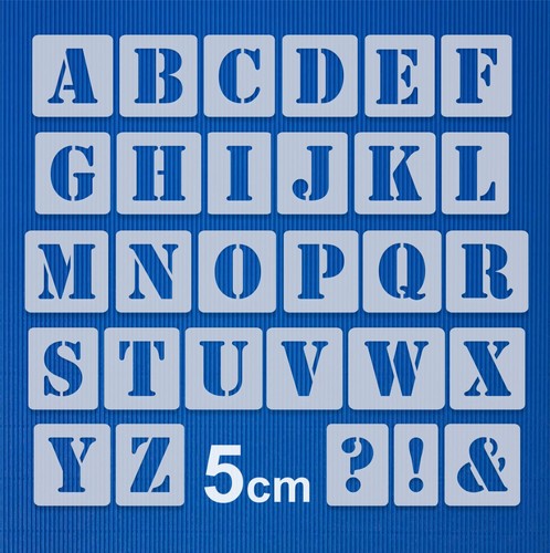 Schablonen sets mit druck - sets,