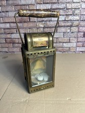 Osmeka Messing Bahnlampe