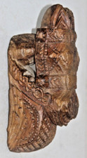 Antike Holz Tribal Pferdefigur Original Alt Handgeschnitzt Schöne Form 55