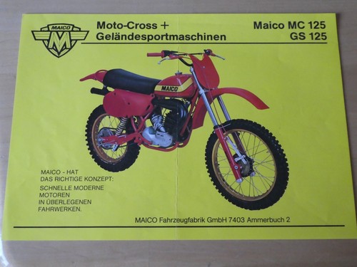 Maico prospekt 1979 125 - maico,