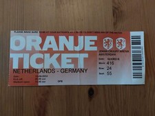 Used Ticket 10.09.2024 Niederlande Netherlands vs Germany Deutschland DFB 