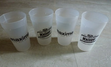 4Mehrwegbecher Plastikbecher Mehrweg Kunststoffbecher 0,3L Eichstrich KaiserBier