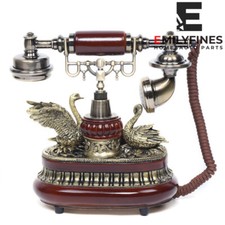 Pro Retrotelefon Antik Nostalgie Design Braun Telefon Dekoration Festnetztelefon