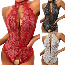 Frau Bh Ouvert Unterwäsche Sexy Dessous Spitze Body Hochzeit Ein Stück Kostüme