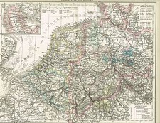 Karte NORDWEST-DEUTSCHLAND /