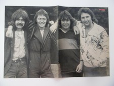 Smokie Autogramme signed 28x41 cm Poster gefaltet